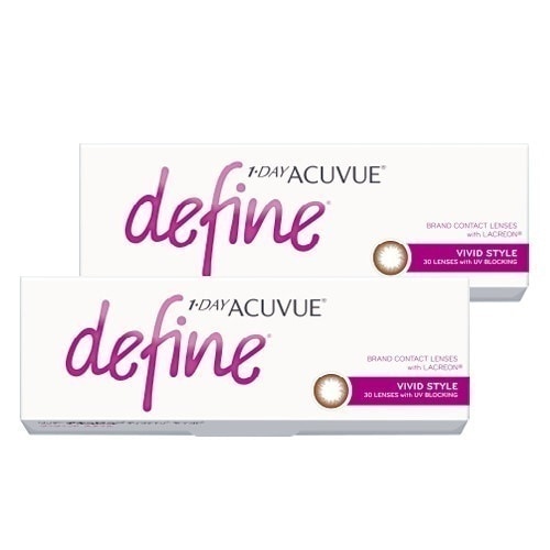 メガ割対象 ワンデーアキュビューディファインモイスト(30枚入)2箱/宅配便またはレターパックプラス/1日使い捨て カラコン/sale10