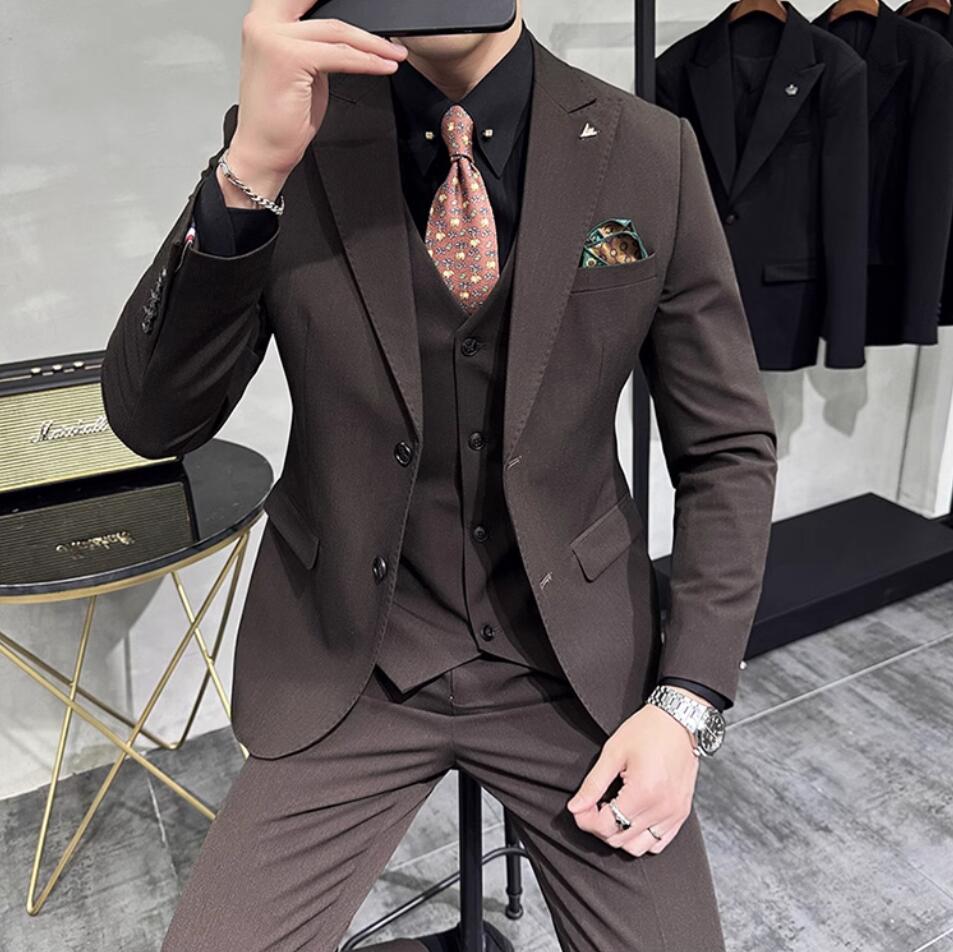贩売促进 スリーピース シングルスーツ 通勤 入社 卒業 成人式スーツ スーツ メンズ 紳士服 ビジネススーツ フォーマルスーツ 上下セット 大きいサイズ 細身スーツ セットアップ スーツセット 男性
