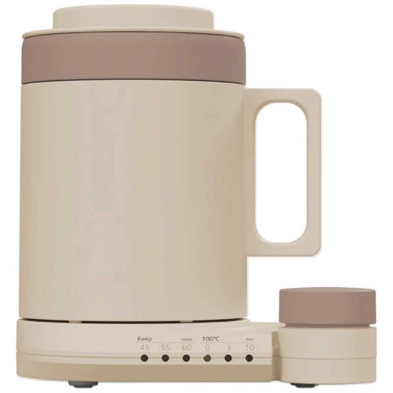 サンコー　本格白湯も飲み物も「沸かして飲めるマグケトル」ブラウン　MAGKTLHBW