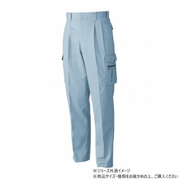 桑和 5338 ツータックカーゴパンツ 73サイズ モスグリーン（107）