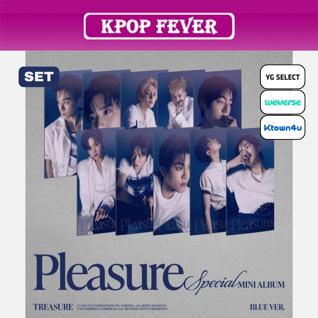 10種セット [online特典] TREASURE - SPECIAL MINI ALBUM [PLEASURE] (BLUE VER) 9,929円
