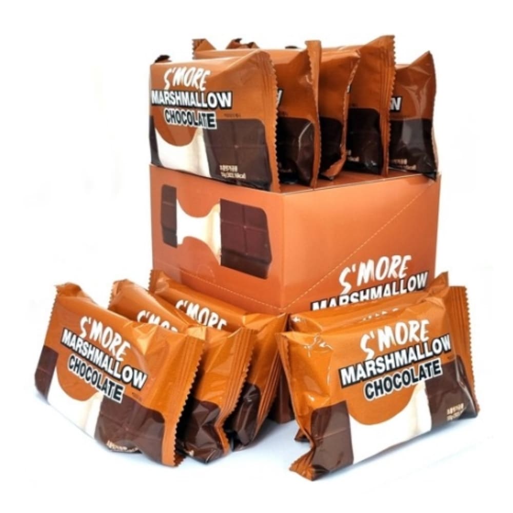スモア チョコレートマシュマロ 55g×10個 焼きマシュマロ サクサクビスケット キャンプおやつ チョコレートスイーツ 簡単お菓子セット 手作りスモア おうちカフェ デザート