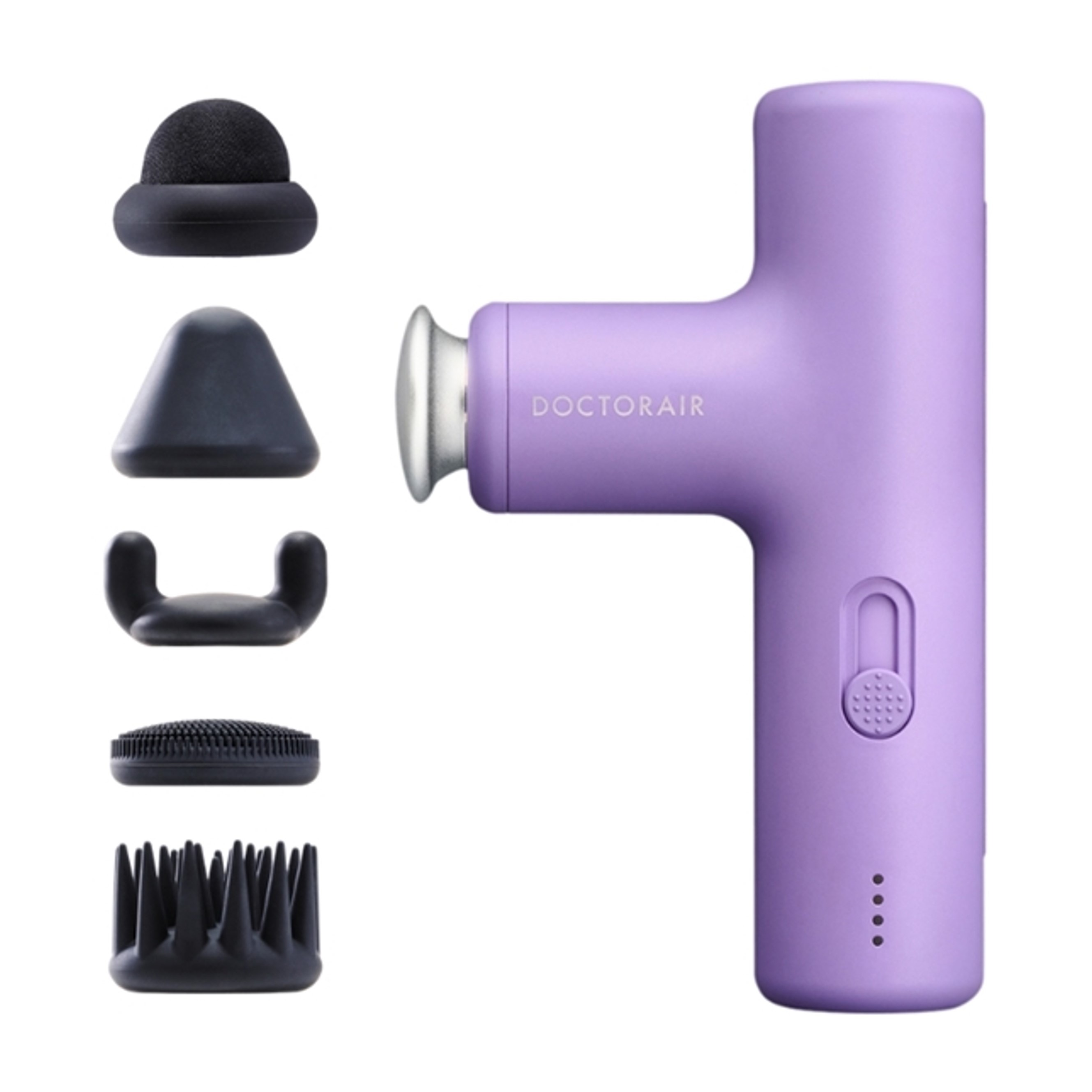 ドクター エア エクサガン LUXE REG-12PL パープル ボディケア ハンディガン パワフル