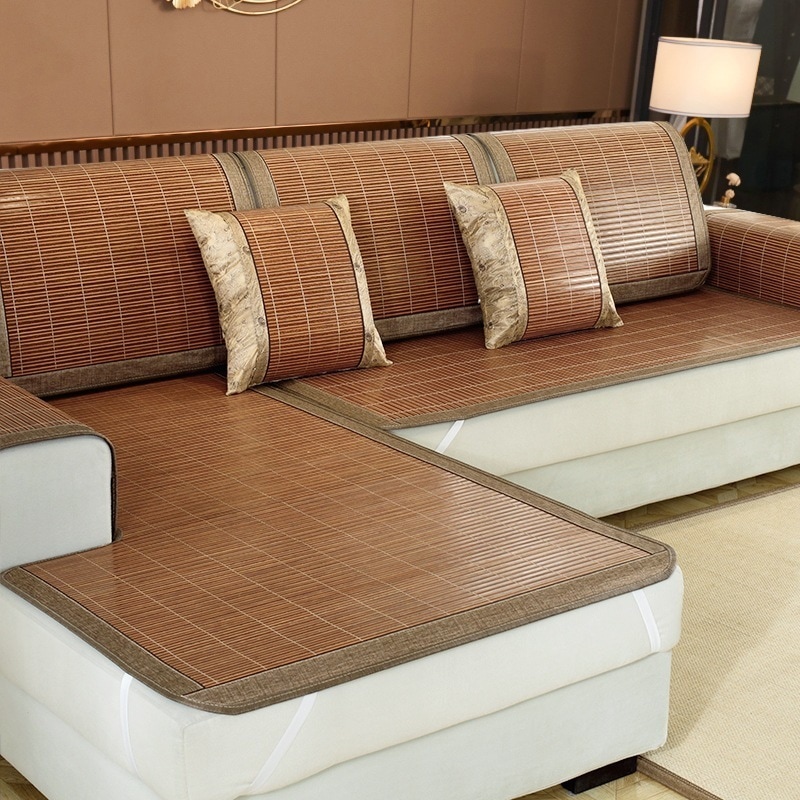 ソファーシート ベッドパッド 涼感 ひんやり 3人掛け 両面使える 接触冷感 ソファパッド 竹マット 夏用 椅 ベッド 車用 ソファーマット ソファーカバー 冷感 マルチカバー 涼しい 柔らか 速乾