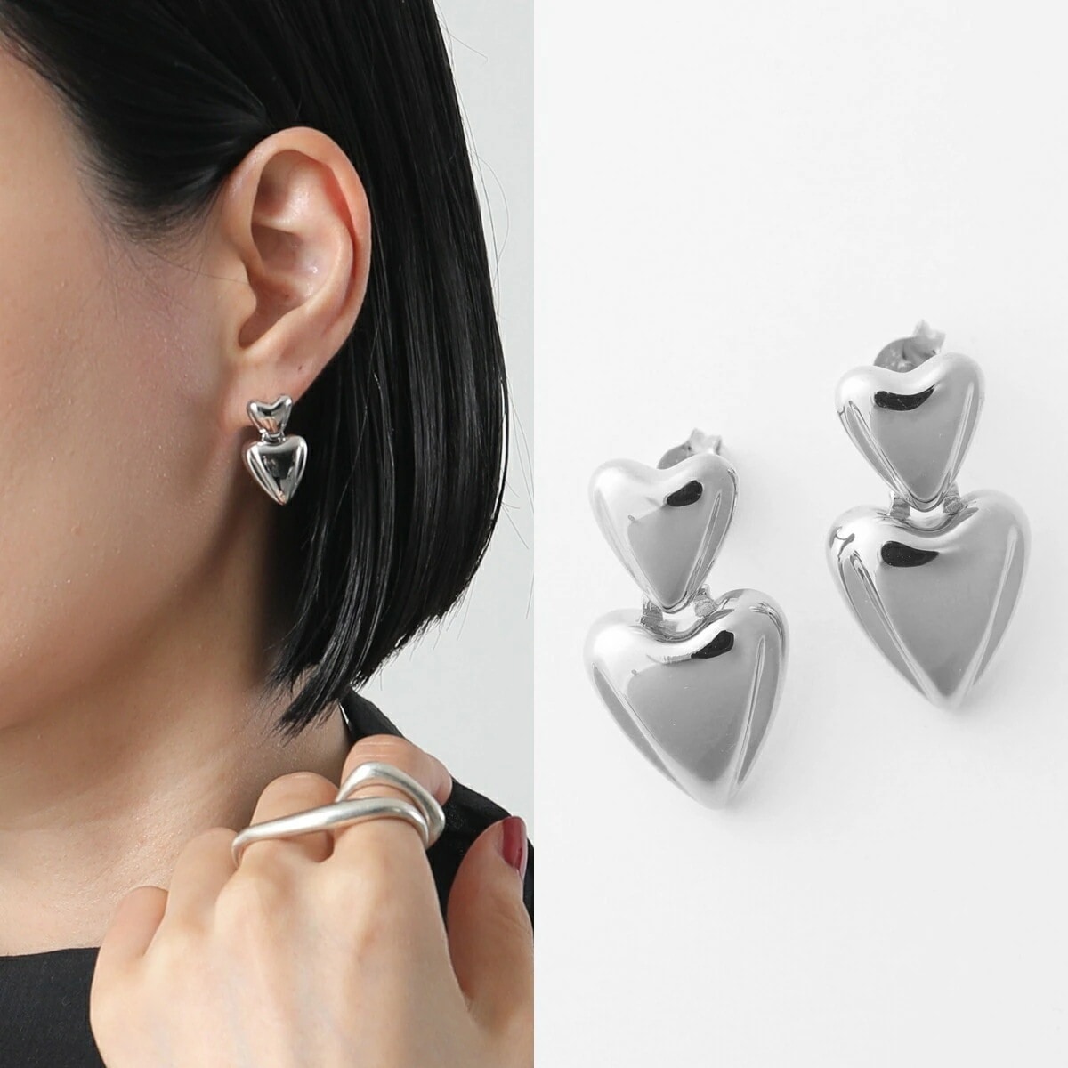 Otiumberg オティウムバーグ ピアス Heart Earrings OT0029-2702 レディース ハート アクセサリー シルバー 26,692円