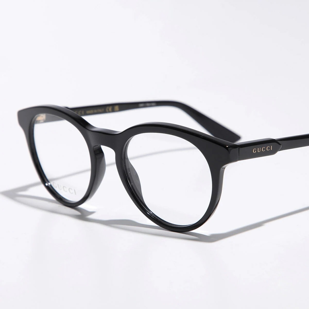 GUCCI グッチ メガネ GG1822O メンズ ボストン型 ロゴ 黒縁 セルフレーム アイウェア メガネ めがね 眼鏡 伊達メガネ 001 BLACK TRANSPARENT