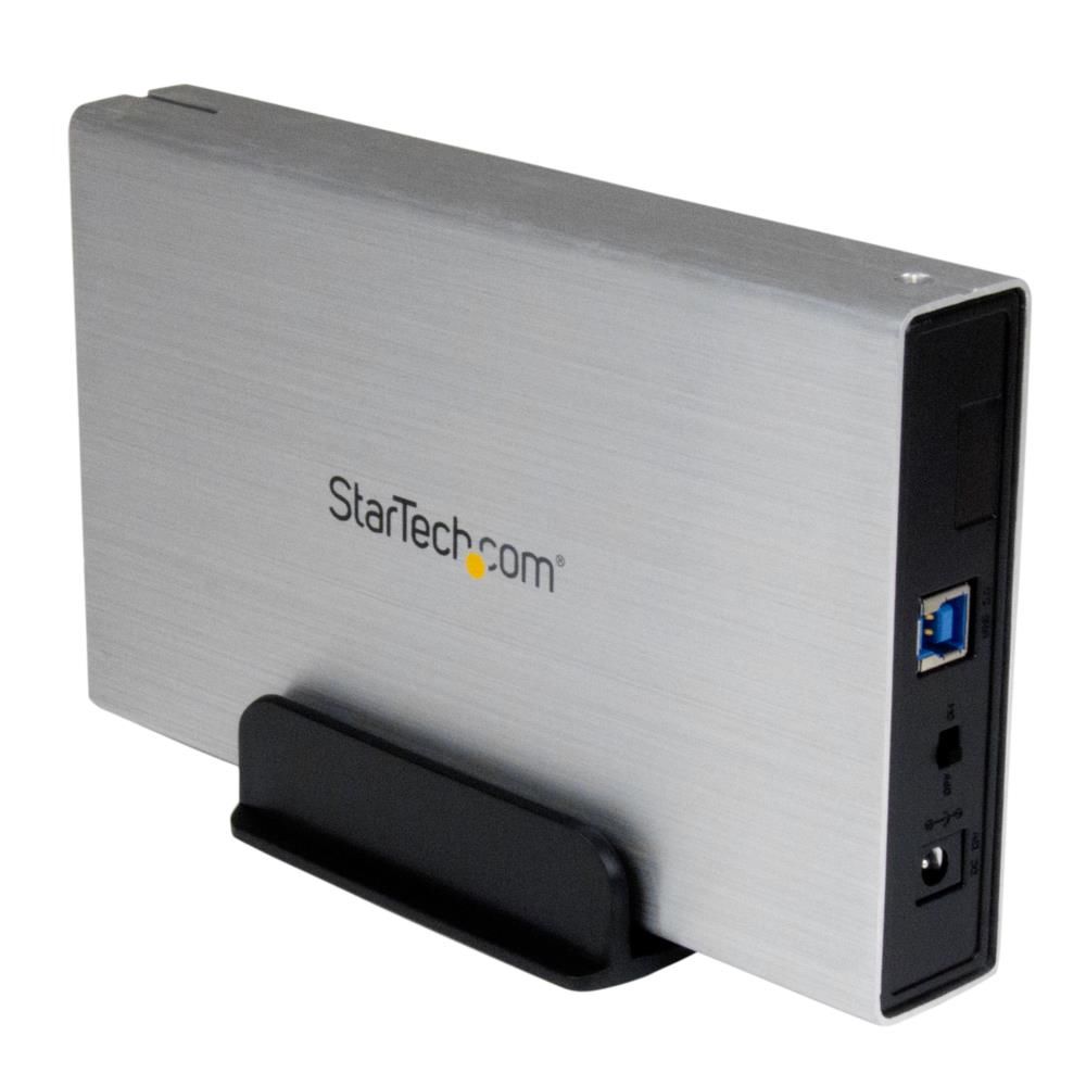 StarTech.com [S3510SMU33] 外付け3.5インチHDDケース シルバー USBその他PC用アクセサリー