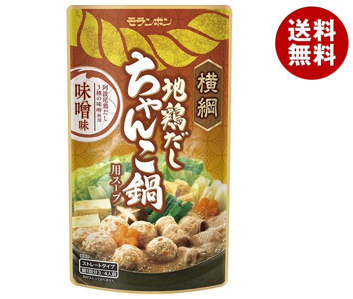 モランボン 横綱 地鶏だしちゃんこ鍋用スープ 味噌味 750g＊10袋入＊(2ケース) 5,578円