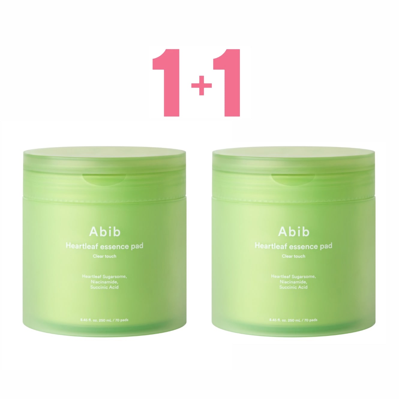 [1+1]ドクダミ痕跡エッセンスパッドクリアタッチ 70枚+70枚 (初期トラブル/その後の痕跡)