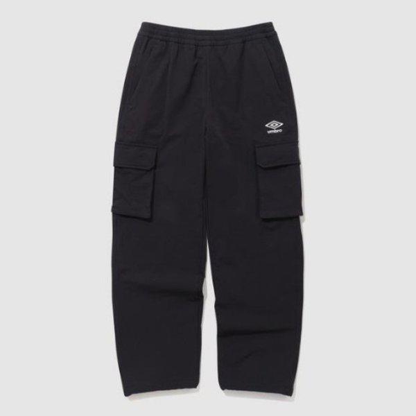 パンツ JQS UP421SPTO8-BLK ポーラーカーゴ起毛ストレートパンツ / BLACK