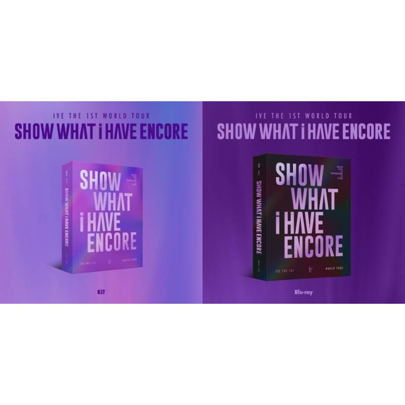 [2種セット] IVE THE 1ST WORLD TOUR [SHOW WHAT I HAVE - ENCORE] (Blu-ray+KiT ViDEO) アイヴ 公式グッズ 当店特典