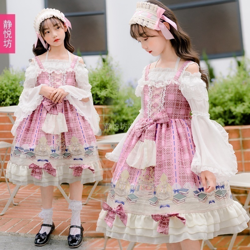 ２点で13o円OFF！【新品限定 急速出荷】春子供ロリータ子供服新しいクリスマス女子スペイン学生ワンピース