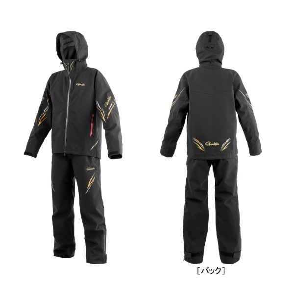 がまかつ レインウェア GM3785 アルテマシールドプロレインスーツ ブラック L