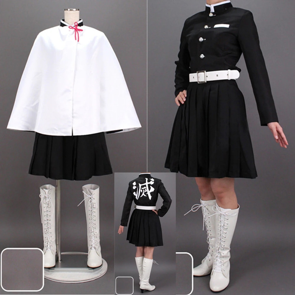 栗花落カナヲ 鬼殺隊制服 コスプレ衣装　コスチューム ハロウィン 変装 仮装