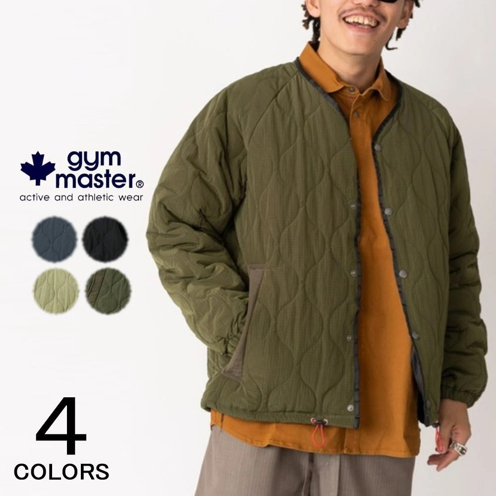 正規品 リップストップキルティングノーカラーJKT G4233791 04/チャコール/ 05/ブラック/ 31/ベージュ/ 46/オリーブ/