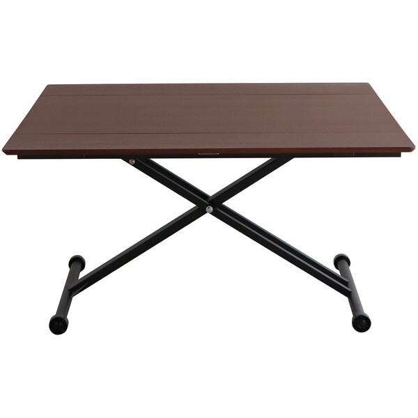 東馬 54685380 TMアイルス角型昇降T BR ブラウン ダイニングテーブル メーカー直送