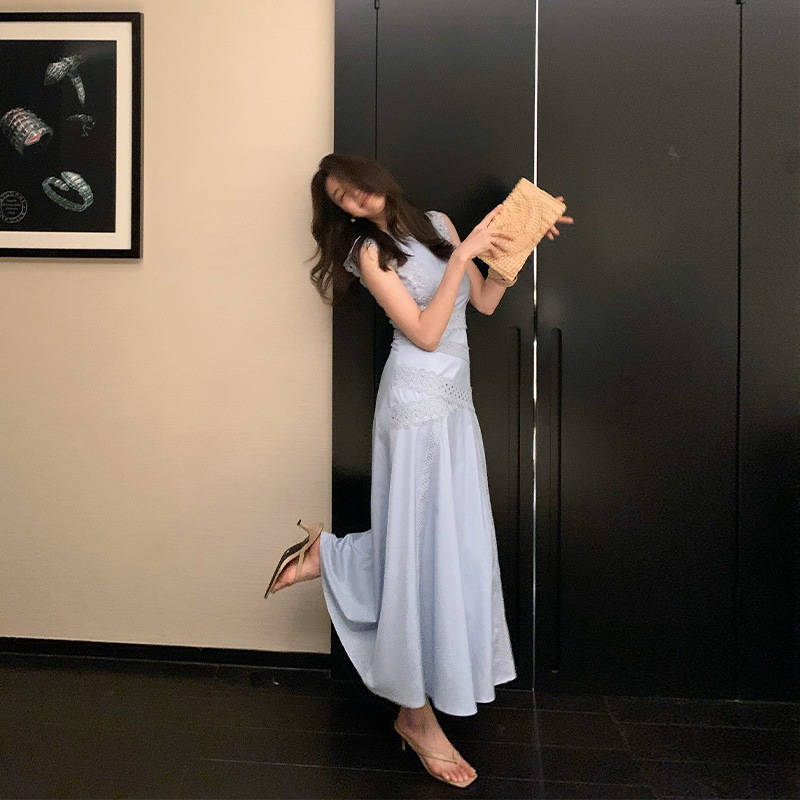 11 女性の夏のための長いxierスカートハイエンドミッドレングスaラインスカート