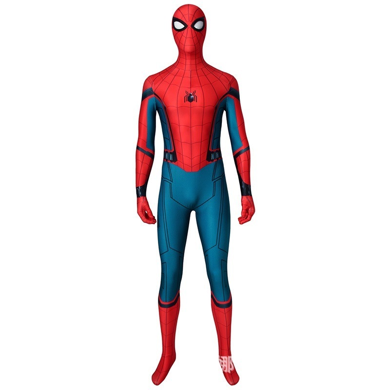 スパイダーマン: ホームカミング Cos 大人用ボディスーツ セット ハロウィン スーパーヒーロー コスチューム J19022ba