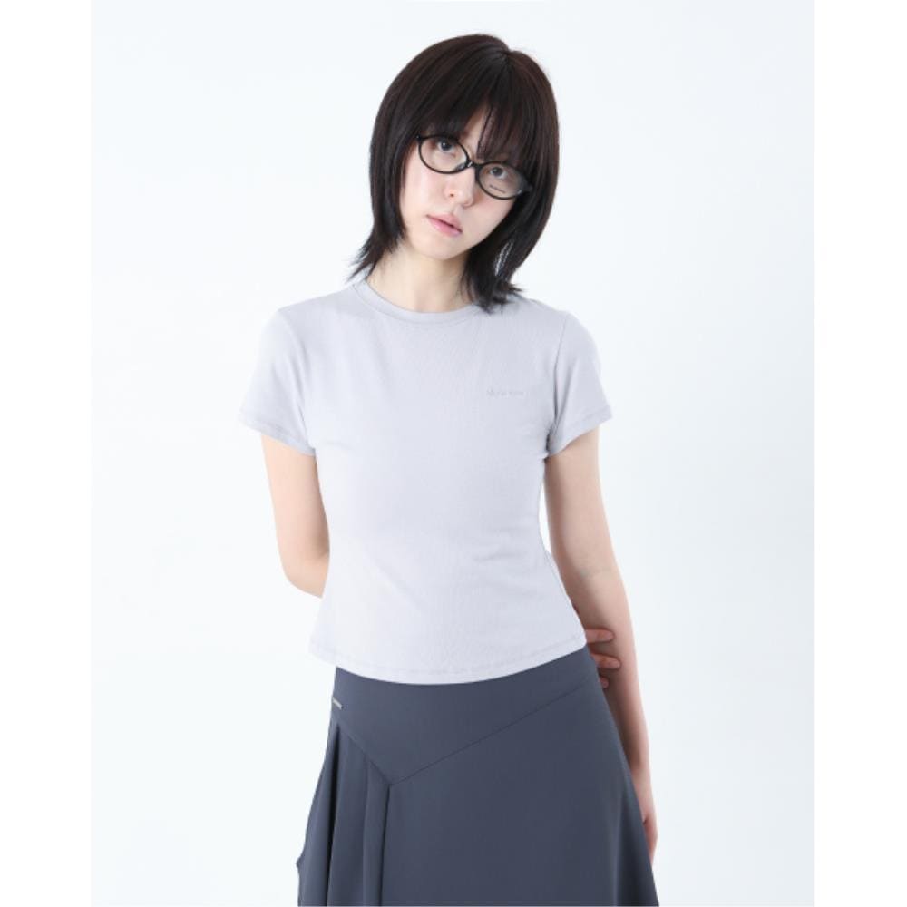 MISEKI SEOUL Basic short sleeves GREY MSK252TS08GR
