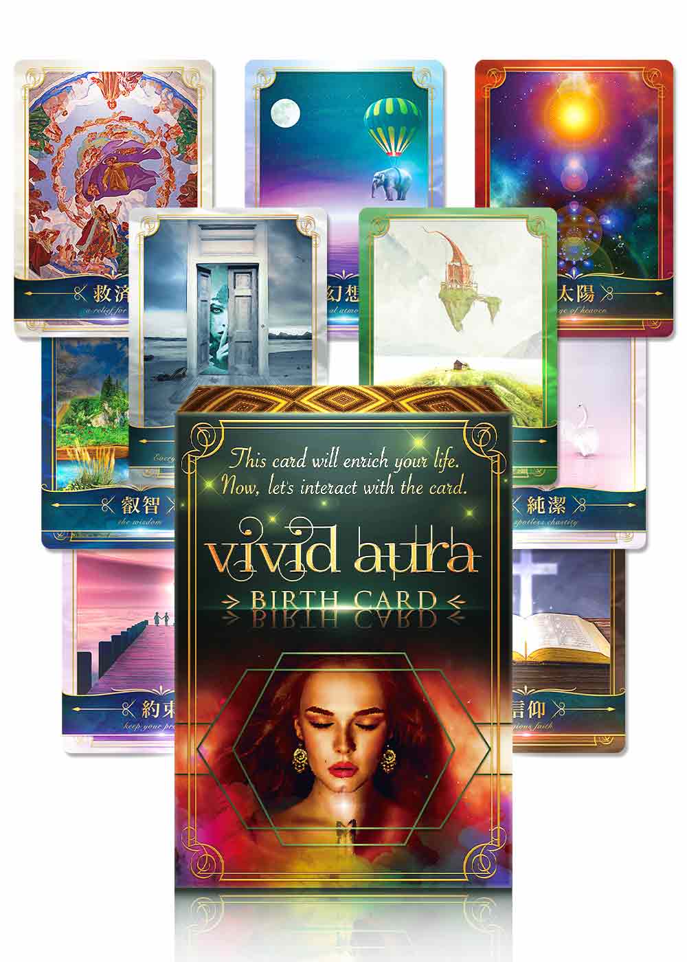 オラクルカード vivid aura BIRTH oracle【日本語正規品】