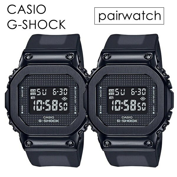 ペアウォッチ CASIO G-SHOCK Gショック ジーショック カシオ 時計 メンズ レディース 腕時計 デジタル スクエアデザイン 半透明ベルト 20気圧防水 海外モデル 小型 軽量 カップルで