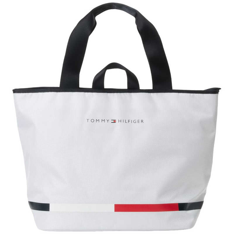 トミーヒルフィガー　ゴルフ用品 トートバッグシグネチャーTHMG6STCホワイト　THMG6STC_26SS