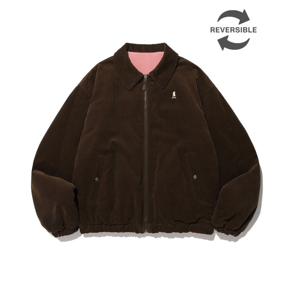 YALE コーデュロイ リバーシブル ブルゾン ブラウン