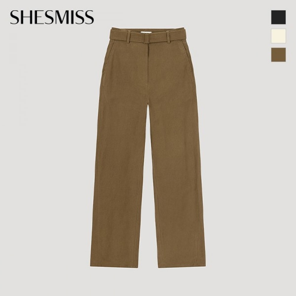 (シーズミス) コットンベルト付きワイドパンツ_swwslo41090 5,738円