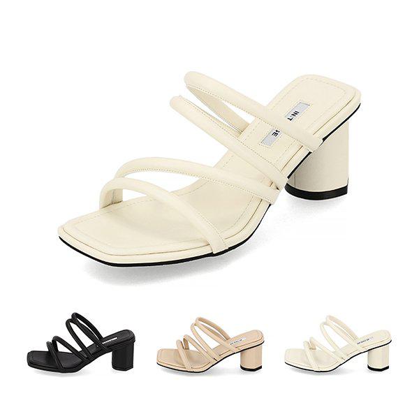 [シークレット特価] インテンス 女性 マカロン ミュール 5.5cm LCWW91I326