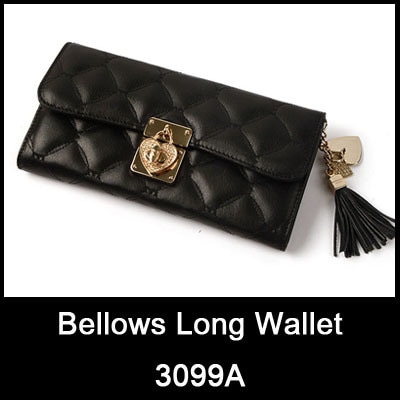 送料無料 Bellows Long Wallet 3099A Omnia 70%80 % OFF100% 正規品100%イタリア産の天然皮革/ミラノブランドHANDMADE 4,823円