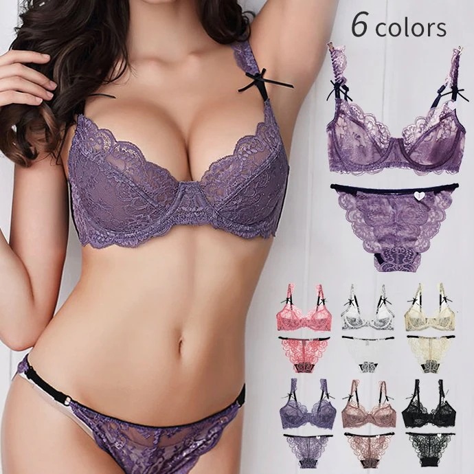 【1つ買うと1つ無料】【メガ割】セット A-Eカップ ショーツ セクシー ブラジャー 下着女性 ランジェリー 大きいサイズ ノンパッ 10,539円