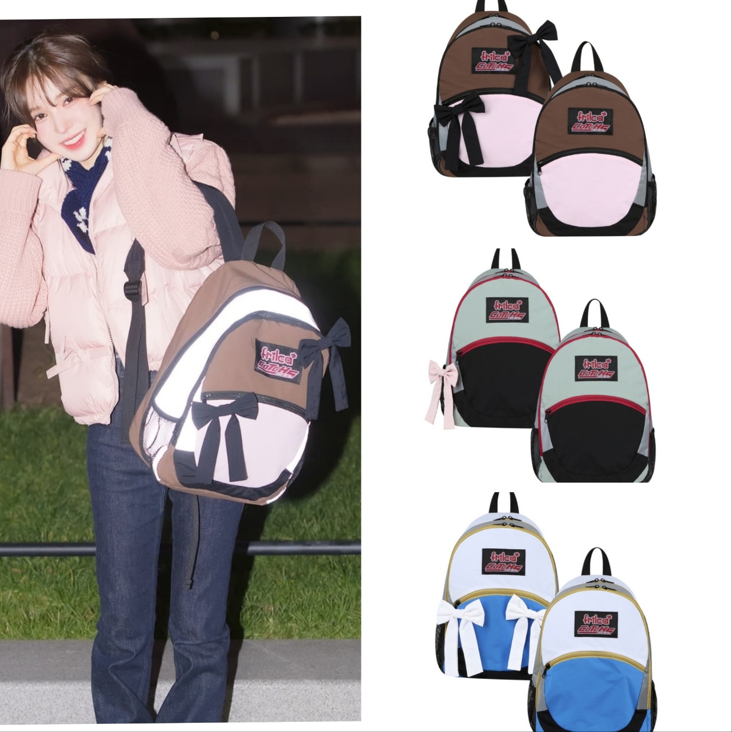 Red Velvet wendy ウェンディ COTCHS x FRILCA WITH FRIENDS BACKPACK3色