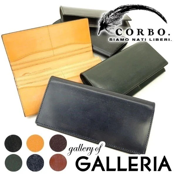 コルボ corbo. 長財布 -face bridle leather- CORBO メンズ 小銭入れなし 札入れ フェイスブライドルレザー 革 1LD-0224