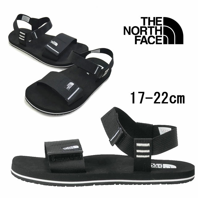 ザ・ノース・フェイス キッズ 男の子 スポーツサンダル K スキーナサンダル ジュニア 女の子 スポサン ベルクロ コンフォートサンダル ペタンコ底 マジックテープ NFJ02550 TNFブラック× 5,821円