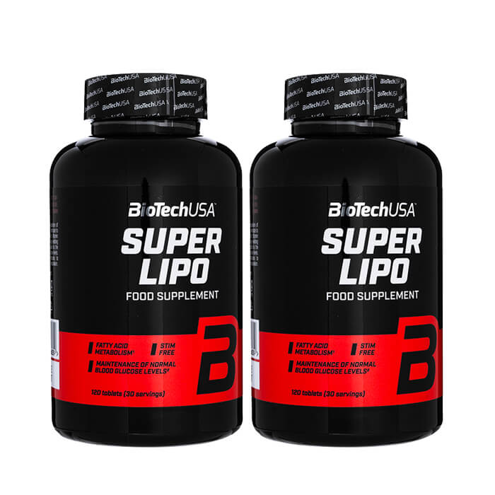 スーパーリポ 120錠 2本 バイオテックUSA BioTechUSA Super Lipo ダイエットサポート 脂肪　海外発送便商品：日時指定不可　国際郵便発送