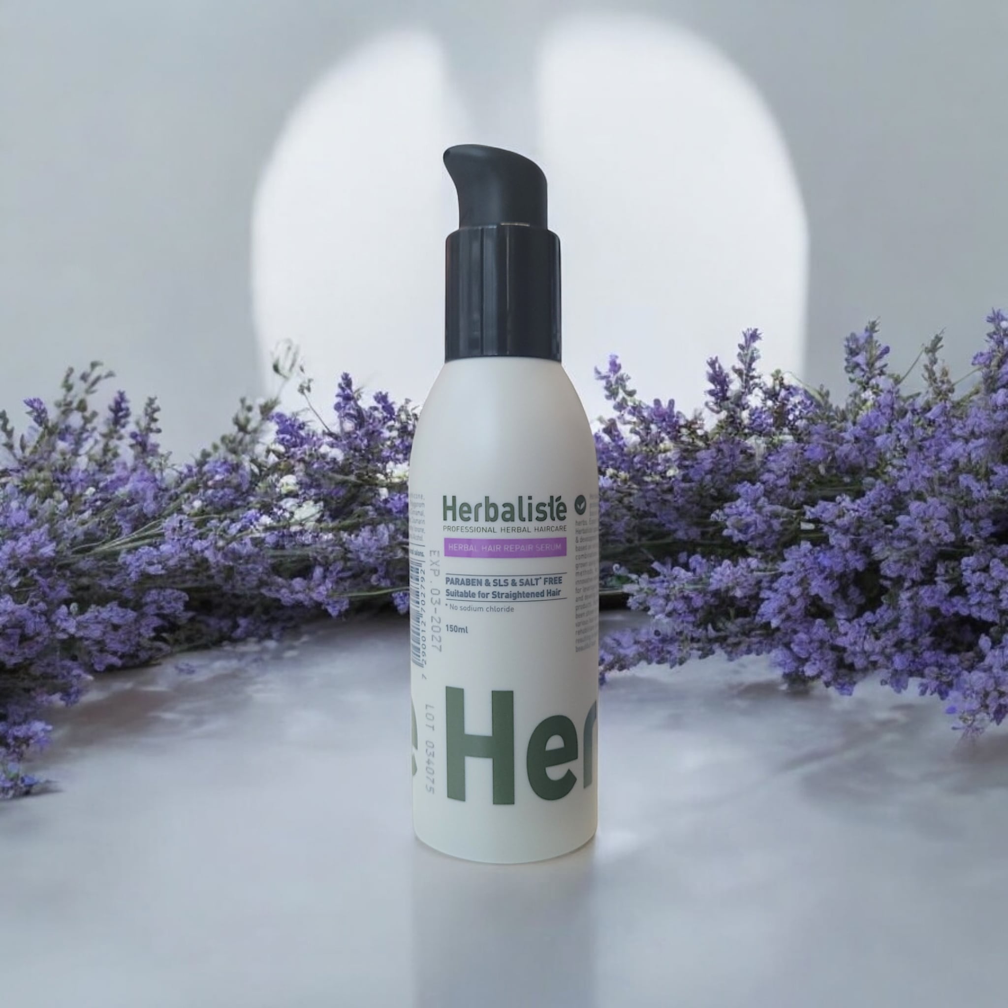 Herbaliste HERBAL ヘア REPAIR SERUM 150ml, ダメージヘアのケア, 毛髪の強化, サラサラの髪質