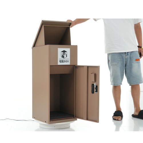 【在庫一掃】宅配ボックス 据置型 大容量 ポスト一体型 投函口3つ 複数投函 屋外 大型 戸建て 一戸建て用 おしゃれ マンション 防滴仕様 ポスト 配達ボックス 置き配 ボックス 置き配ボックス テ