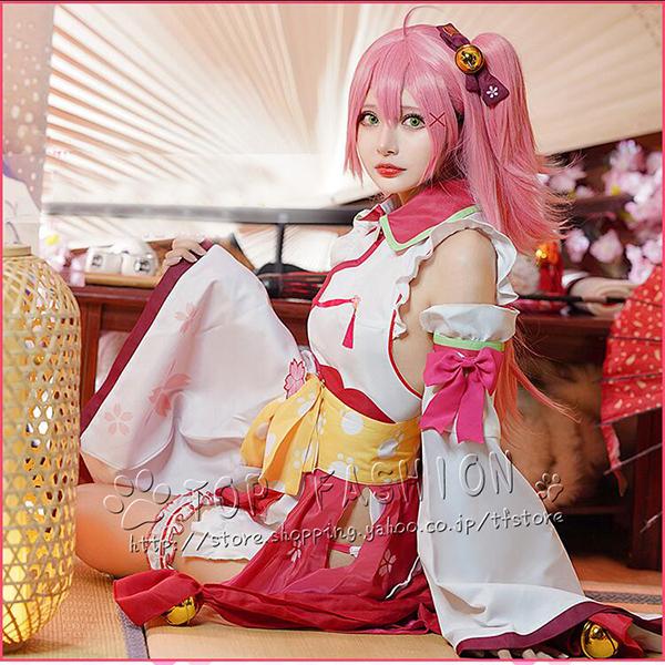 バーチャルYouTuber VTuber Hololive さくらみこ 桜巫女 コスプレ衣装 コスチューム 変身 仮装 ステージ服 舞台 ハロウィン クリスマス