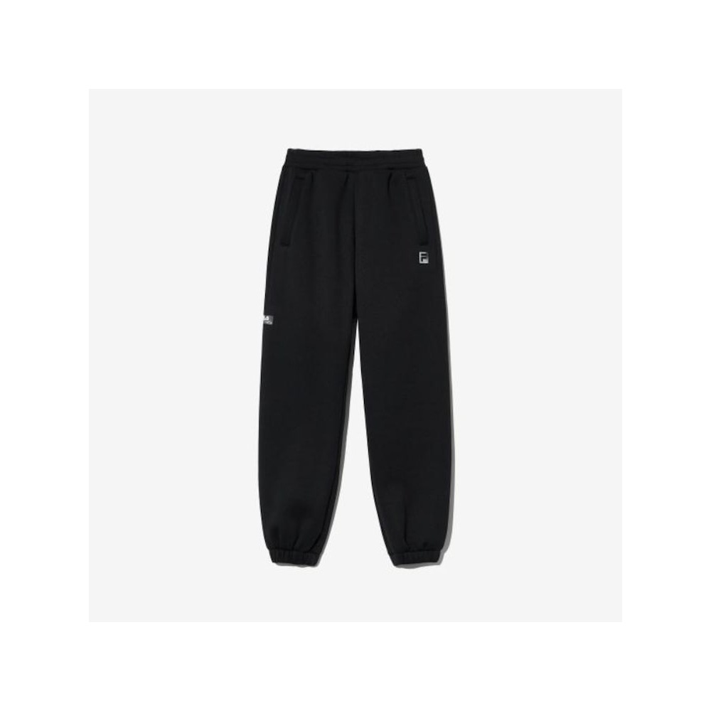 [FILA KIDS] PF ルーズフィットパワーストレッチ起毛ジョガーパンツ (FK2FPG4301M_BLK) Q0ZFK2FPG4301MBLK