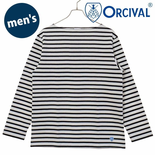ボートネック ロングスリーブプルオーバー [#B211] BOAT NECK L/S P.O. メンズ トップス カットソー 長袖Tシャツ ボーダー WHITE/BLACK 正規取扱店