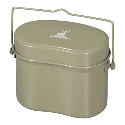 他サイト： キャプテンスタッグ　兵式ハンゴー4合(カーキ) カーキ　UH-4119の商品画像