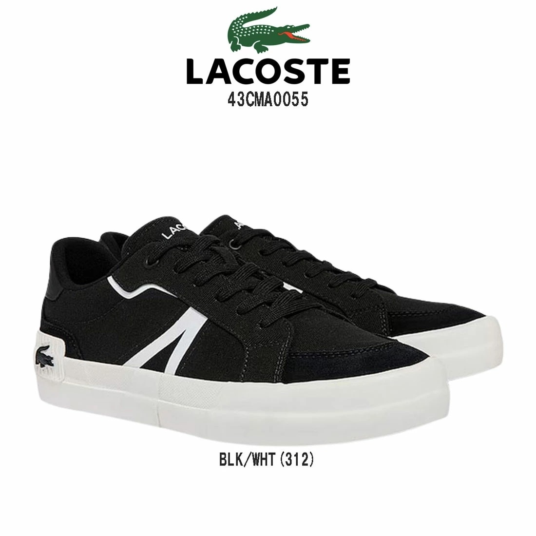 LACOSTE スニーカー キャンバストレーナー ローカット メンズ シューズ L004 43CMA0055