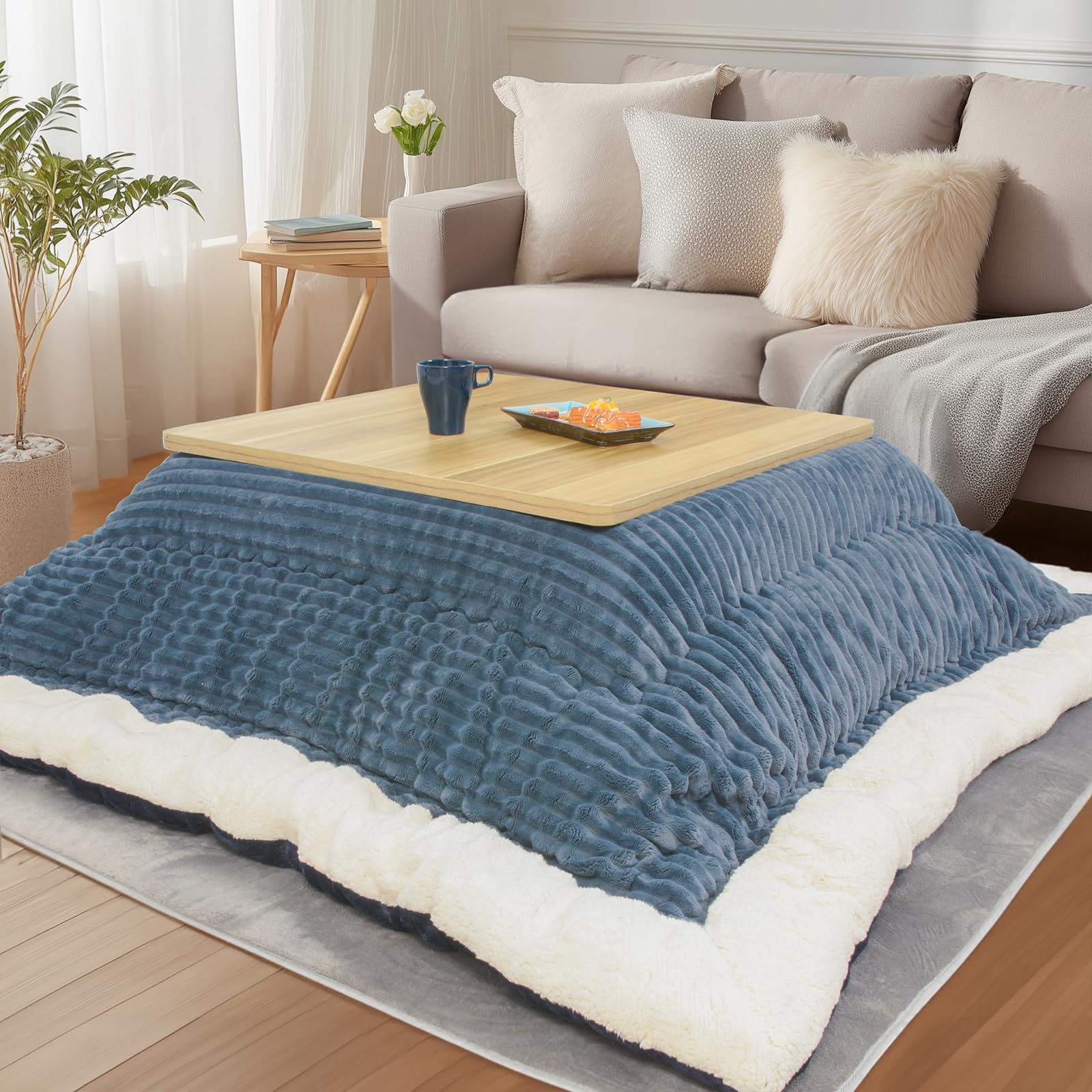 Amazonベーシック キッチンラック レンジ台 取り外し可能トップ クローム/ベージュ 46 x 61 x 150cm (奥行 x 幅 x 高さ)