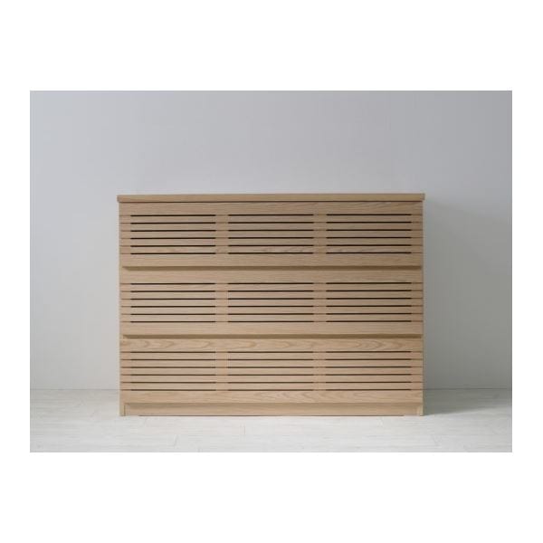 ローチェスト（ナチュラル） 幅約120cm [完成品］