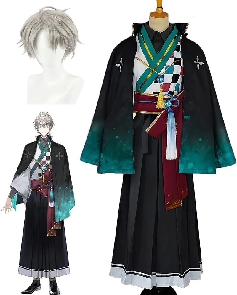 ウィッグ追加可 コスプレ衣装 和服 浴衣 甲斐田晴 にじさんじ バーチャルYouTuber スーツ ハロウィン 2024年新作入荷コスプレ30%までに制限