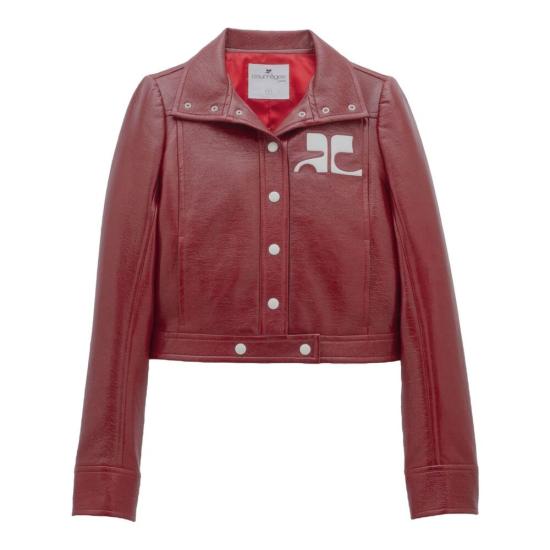 COURREGES Women Bikers Jacket PERCBL005VY 0014 4034 RED