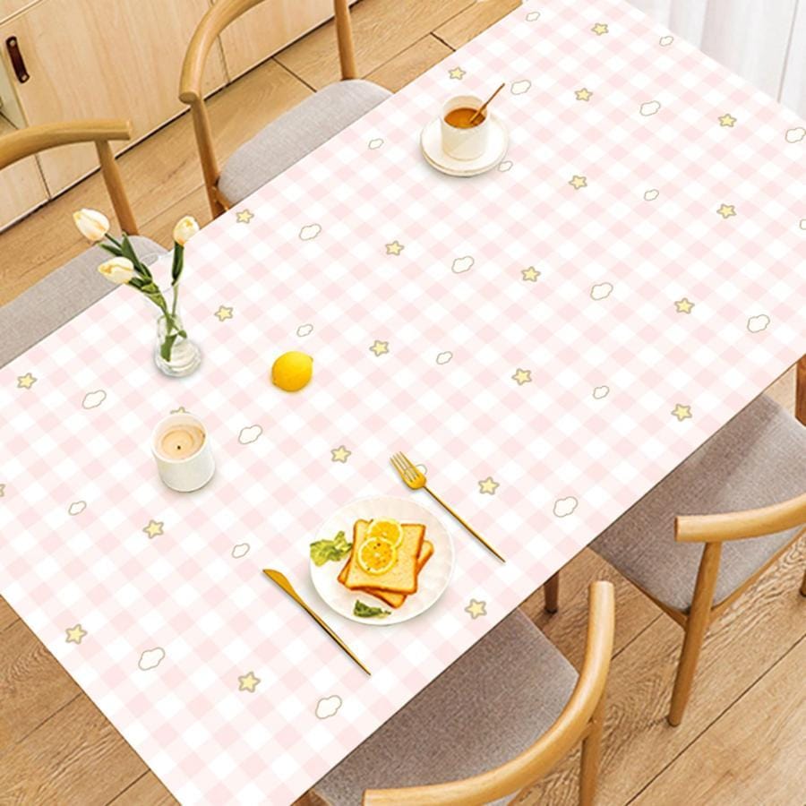 70x160 CM テーブルクロス おしゃれマットデスクマット透かし テーブルクロス PVC製 保護フィルム 柿模様フィルム ビシートテーブルマット 撥水 防水防油 5,051円