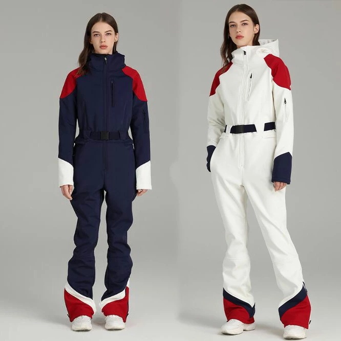 スキーウェア 連体服 スノボーウェア 細身スノボウェア 防水 オールインワン 新作 スノーウェア スノーボードウェア レディーススノーウェア 着痩せ 防寒 スノボー スキー 可愛い お揃い レディース