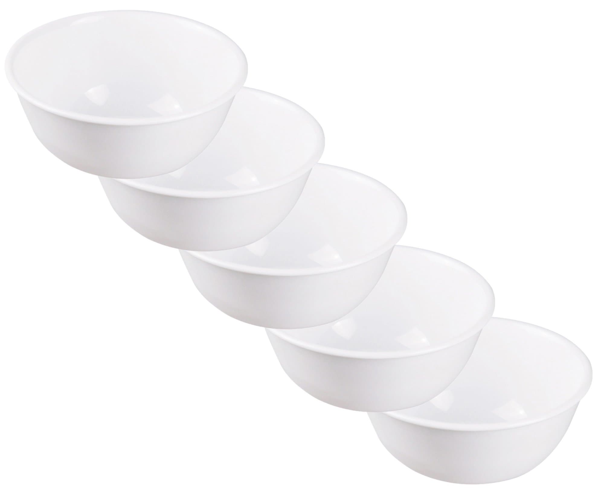 コレール プレート 皿 外径12.5×高さ6cm 割れにくい 軽量 ウインターフロストホワイト 多様ボウル J426-N 5枚セット CP-9638