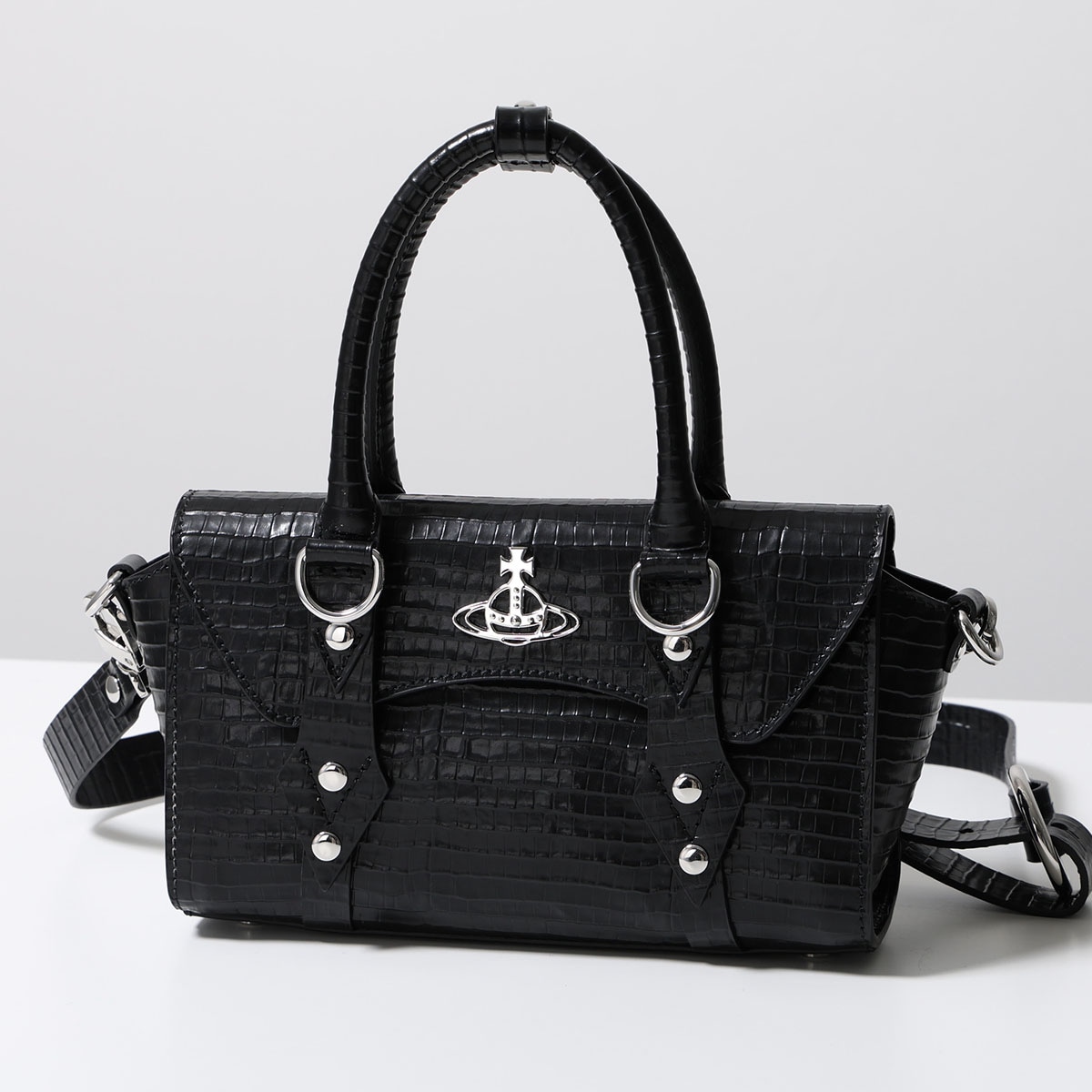 Vivienne Westwood ヴィヴィアンウエストウッド ショルダーバッグ BETTINA MINI CROSSBODY 48030018W L00C1 レディース クロコ ハンドバッグ クロス